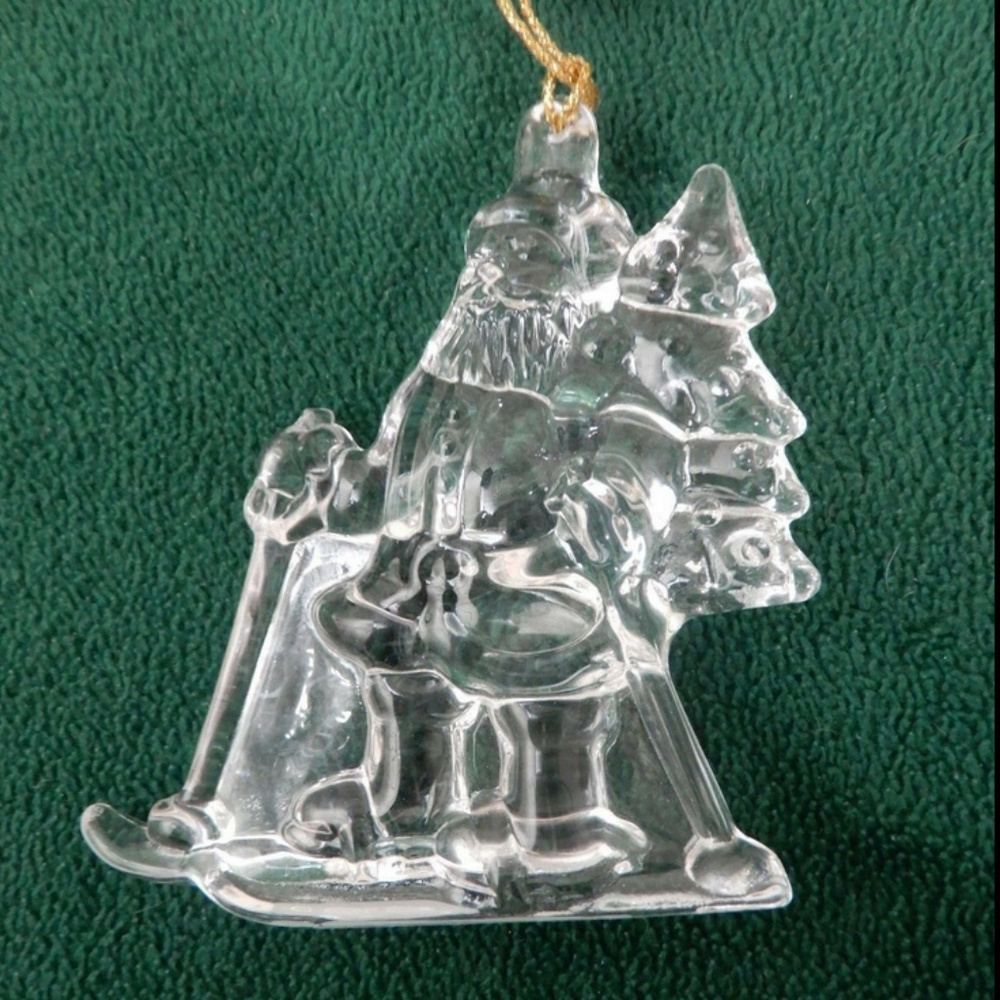 Marquis by Waterford Crystal Skiing Santa 9th NEW